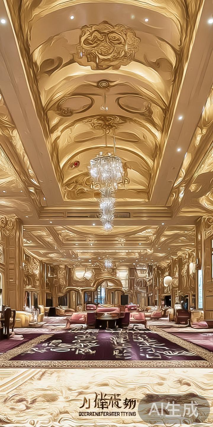 走进澳门新太阳城国际娱乐城，首先映入眼帘的是奢华典