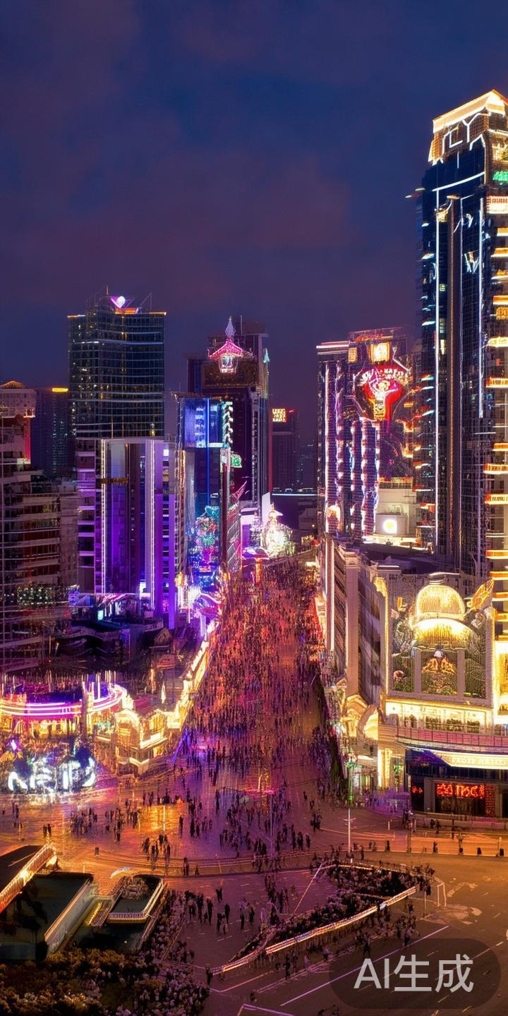 想象一下，当夜幕降临，城市灯火辉煌，太阳城澳门的灯